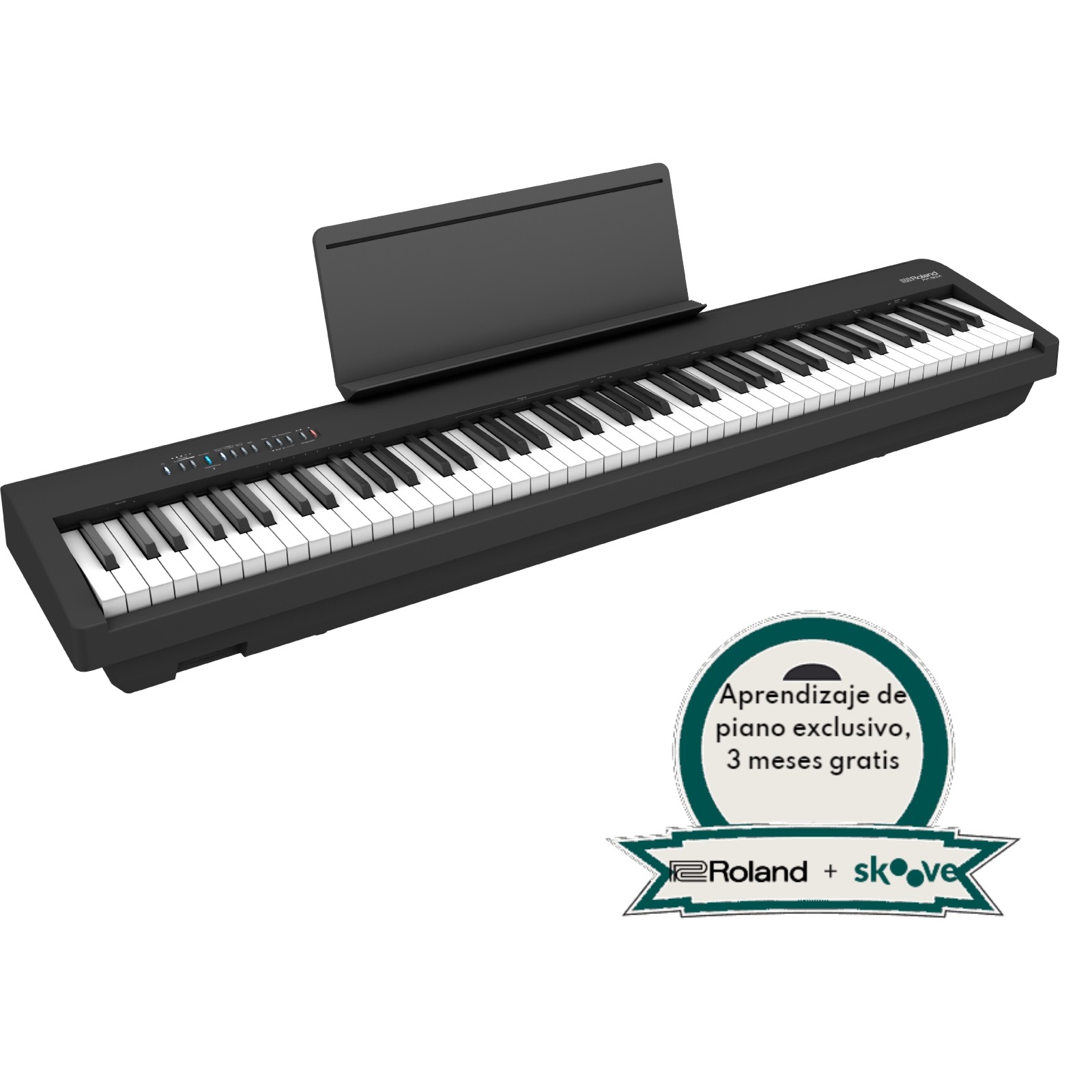 Imbécil rigidez miseria Roland FP30X Bk Piano Digital 88 Teclas