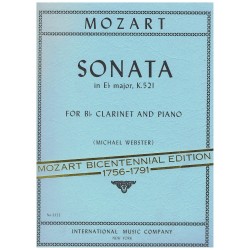 Mozart, W.A. Sonata en MI...