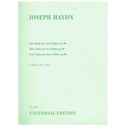Haydn, Joseph. Tres Dúos...
