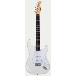 Guitarra ARIA Stratocaster Serie STG 003 blanco