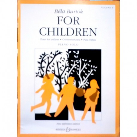Bartok, Bela. For Children Vol.1 (Piano). Boosey&Hawkes