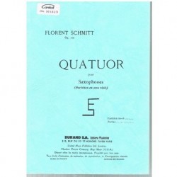 Schmitt, Florent. Quatuor...
