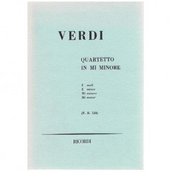Verdi, Giuseppe. Cuarteto...