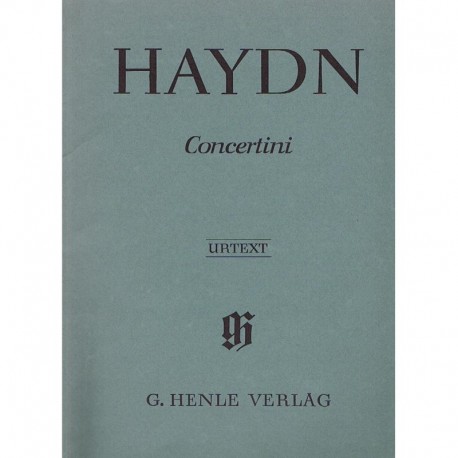 Haydn, Joseph. Concertinos (2 Violines, Cello, Piano). Henle Verlag