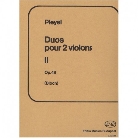 Pleyel. Dúos Op.48 Vol.2 (2 Violines)