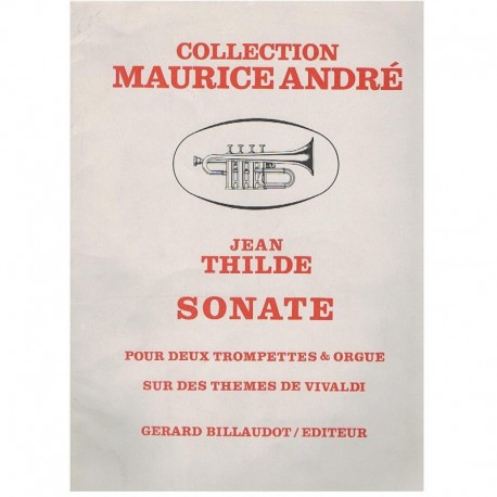 Thilde, Jean. Sonata (2 Trompetas y Órgano). Billaudot