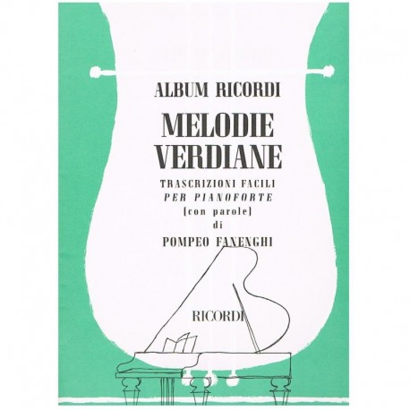 Verdi. Melodías Verdianas (Piano Fácil). Ricordi