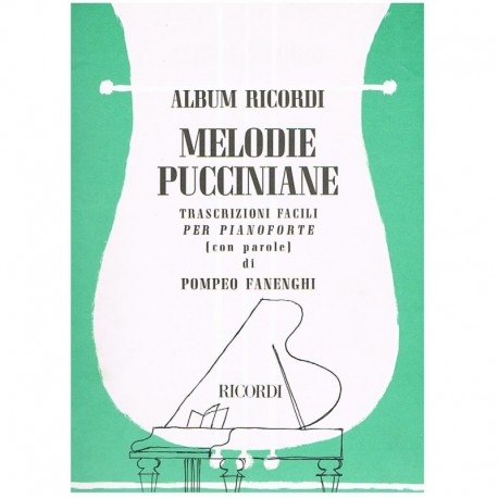 Puccini. Melodias Puccinianas (Piano Fácil). Ricordi