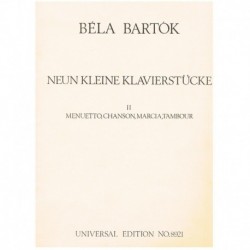 Bartok, Bela. 9 Pequeñas...