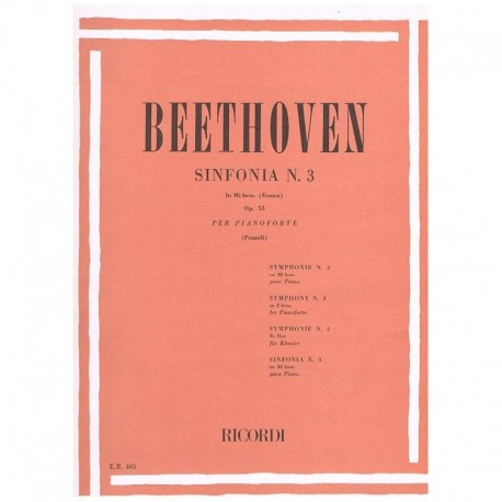 Beethoven Sinfonía Nº3 Mib Op.55 (Heroica)