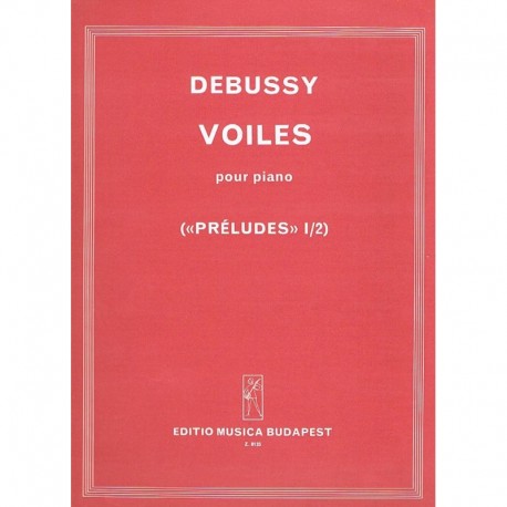 Debussy, Claude. Voiles (Piano). Editio Música Budapest