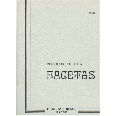 Halffter, Rodolfo. Facetas (Piano). Real Musical