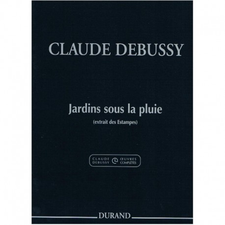 Debussy, Claude. Jardines Bajo la Lluvia (Piano). Durand