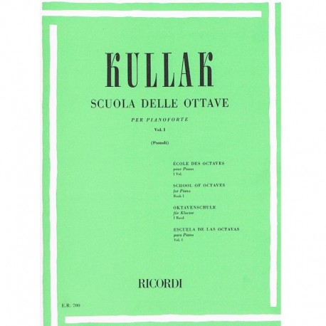 Kullak, Theodor. Escuela de las Octavas Vol.1 (Piano). Ricordi
