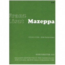 Liszt, Franz. Mazeppa...