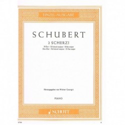Schubert, Franz. 2 Scherzos...