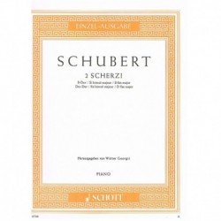 Schubert, Fr 2 Scherzos...