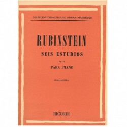 Rubinstein. 6 Estudios...