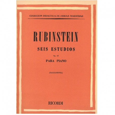 Rubinstein 6 Estudios Op.23