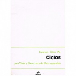 Llacer Plá. Ciclos (Violin...