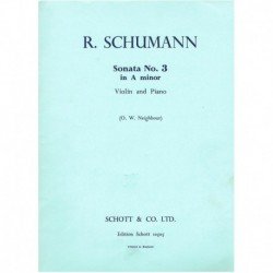 Schumann. Sonata Nº3 La...