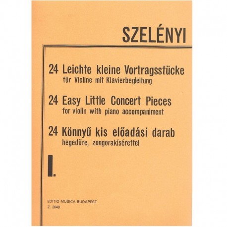 24 Pequeñas Piezas de Concierto Vol.1 (Violin y Piano)