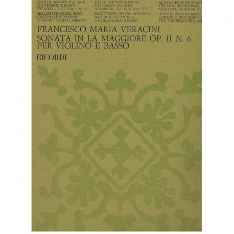 Veracini. Sonata La Mayor Op.2 Nº6 (Violin y Piano)