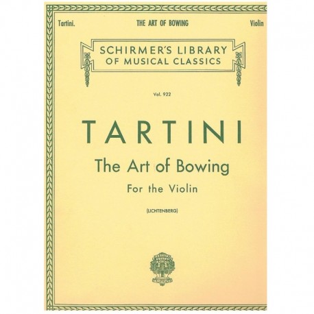 Tartini. El Arte del Arco para el Violín. Schirmer