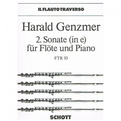 Genzmer, Har Sonata Nº2 Mi menor (Flauta y Piano)