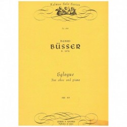 Busser. Eglogue Op.63 (Oboe...