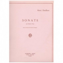 Dutilleux, H Sonata (Oboe y...