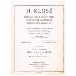 Klose, H. Estudios de...