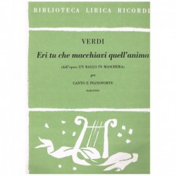 Verdi, Giuseppe. Eri Tu Che...