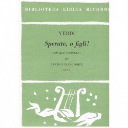 Verdi, Giuseppe. Sperate, O...